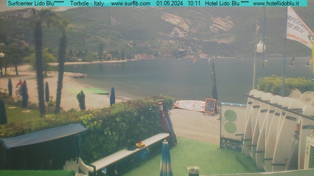 Webcam Gardasee Surf Center Lido Blu, Torbole sul Garda